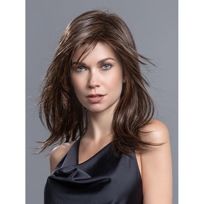IMPRESS by ELLEN WILLE in CHOCOLATE MIX 830.6 | Medium Brown blended with Light Auburn, and Dark Brown Blend
