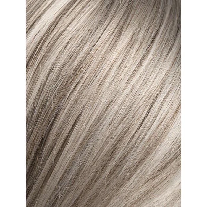 SNOW MIX 60.56.58 | Pure Silver White with 10% Medium Brown and Silver White with 5% Light Brown Blend