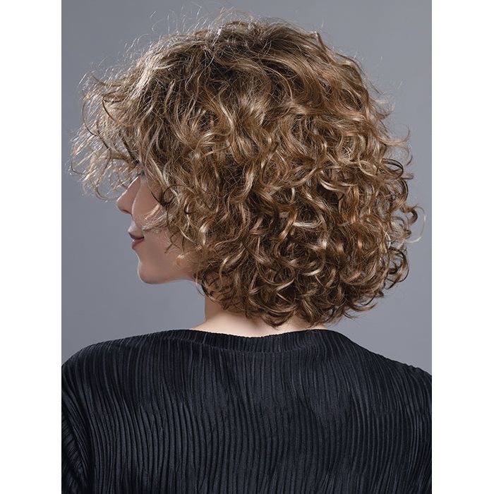 LOOP by ELLEN WILLE in TOBACCO ROOTED 9.27.26 | Medium Warm Brown, Dark Strawberry Blonde, and Light Golden Blonde blend with Dark Shaded Roots