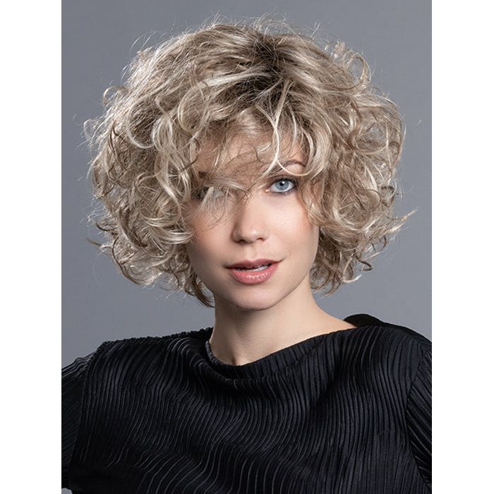 LOOP by ELLEN WILLE in SANDY BLONDE ROOTED 16.22.14 | Medium Blonde, Light Neutral Blonde, and Medium Ash Blonde blend with Dark Shaded Roots