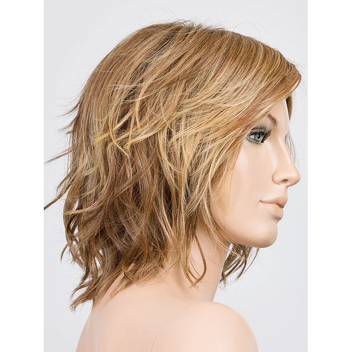 LIGHT BERNSTEIN ROOTED 12.26.27 | Light Auburn, Light Honey Blonde, and Light Reddish Brown blend and Dark Roots