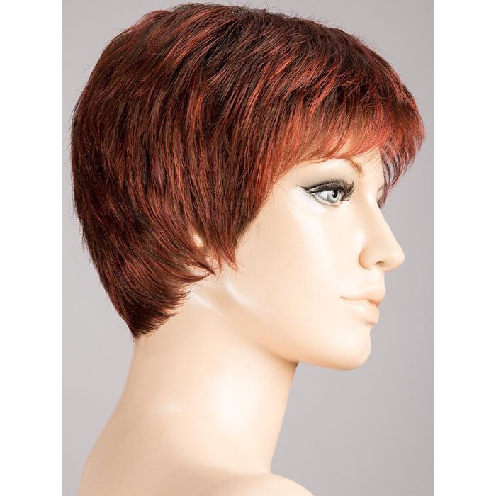 HOT FLAME ROOTED 132.133.6 | Bright Cherry Red and Dark Burgundy Mix with Dark Roots