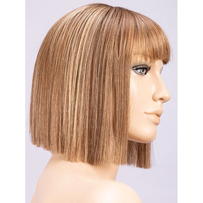 LIGHT BERNSTEIN ROOTED 12.26.27 | Light Auburn, Light Honey Blonde, and Light Reddish Brown Blend and Dark Roots