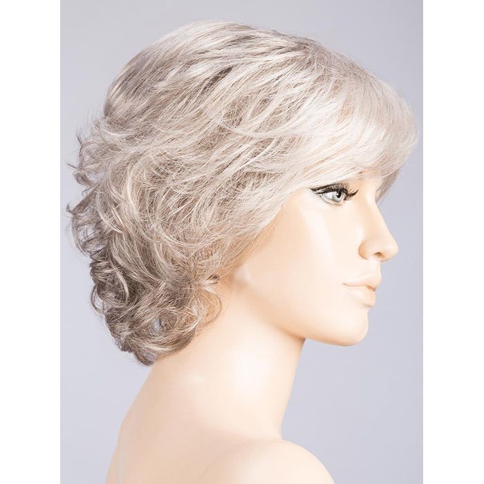 SNOW MIX 60.56.58 | Pure Silver White with 10% Medium Brown & Silver White with 5% Light Brown blend