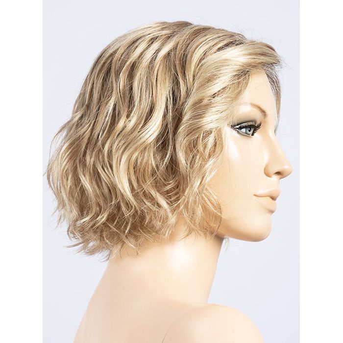 SANDY BLONDE ROOTED 22.24.16 | Medium Honey Blonde, Light Ash Blonde, and Lightest Reddish Brown Blend with Dark Roots