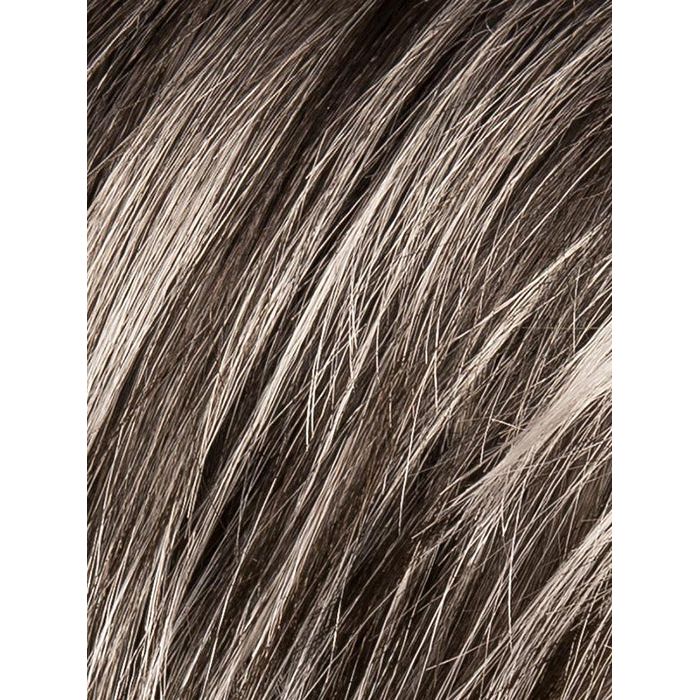 PEPPER LIGHTED 2.60 | Darkest Brown Blend with Silver White highlighting in the front