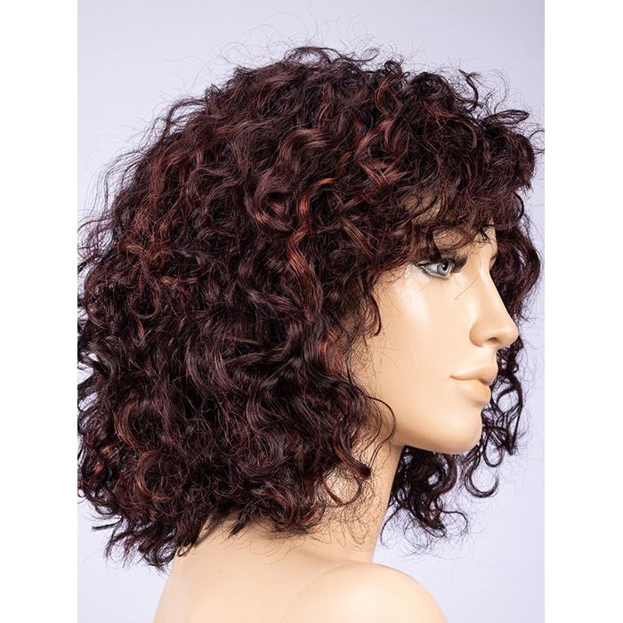 AUBERGINE ROOTED 131.133.132 | Darkest Brown with hints of Plum at the base and Bright Cherry Red and Dark Burgundy Highlights