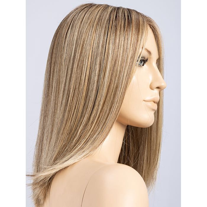 BERNSTEIN ROOTED 12.24.27 | Light Brown base with subtle Light Honey Blonde and Light Butterscotch Blonde Highlights and Dark Roots