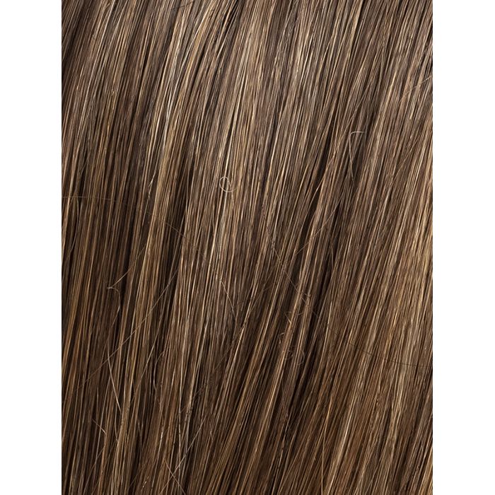 CHOCOLATE ROOTED 830.27.6 | Medium to Dark Brown base with Light Reddish Brown Highlights and Dark Roots