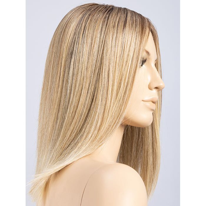 SANDY BLONDE ROOTED 16.22.20 | Medium Honey Blonde, Light Ash Blonde, and Lightest Reddish Brown Blend with Dark Roots