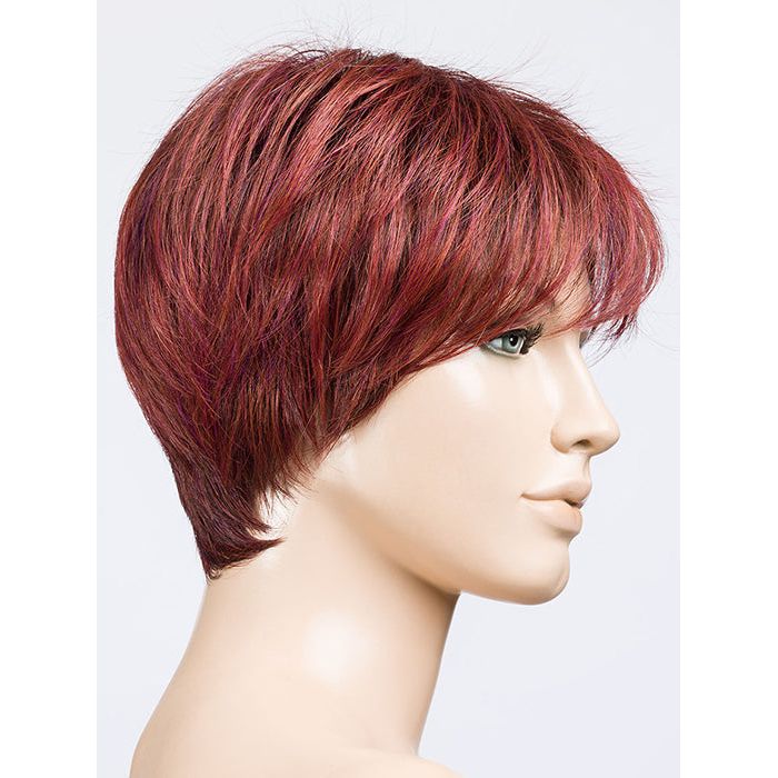 ELAN by ELLEN WILLE in HOT FLAME MIX 133.132.4 | Red Violet, Granat Red, and Darkest Brown blend