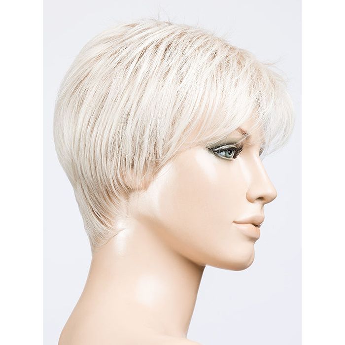 ELAN by ELLEN WILLE in PLATIN BLONDE ROOTED 61.101.1001 | Pure White, Pearl Platinum, and Winter White with Dark Shaded Roots