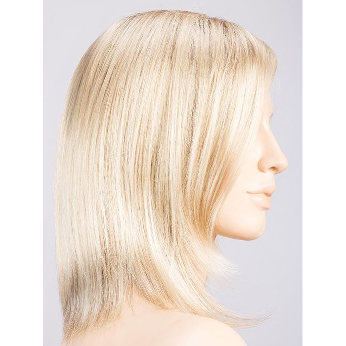 CHAMPAGNE ROOTED 22.25.26 | Light Beige Blonde, Medium Honey Blonde, and Platinum Blonde Blend with Dark Roots