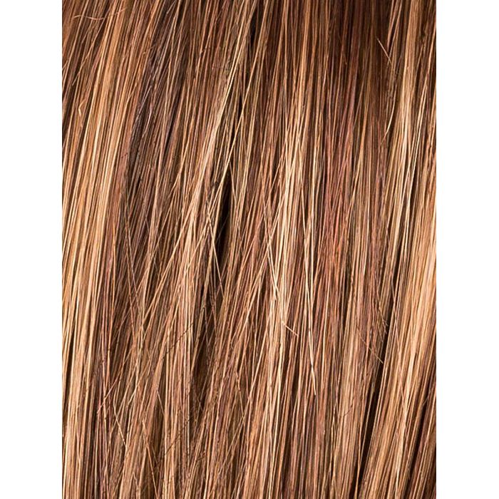CHOCOLATE ROOTED 830.27.6 | Medium to Dark Brown base with Light Reddish Brown Highlights and Dark Roots