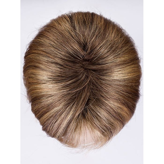 LIGHT BERNSTEIN ROOTED 12.26.27 | Light Auburn, Light Honey Blonde, and Light Reddish Brown Blend and Dark Roots
