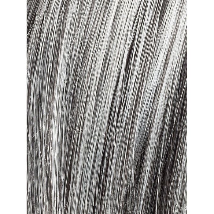 SALT/PEPPER ROOTED 39.44.60 | Darkest/Dark Brown and Pearl White blend and Grey Blend and Shaded Roots