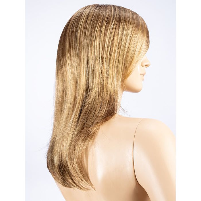 LIGHT BERNSTEIN ROOTED 12.19.27 | Lightest Brown, Light Honey Blonde, and Dark Strawberry Blonde Blend with Dark Shaded Roots