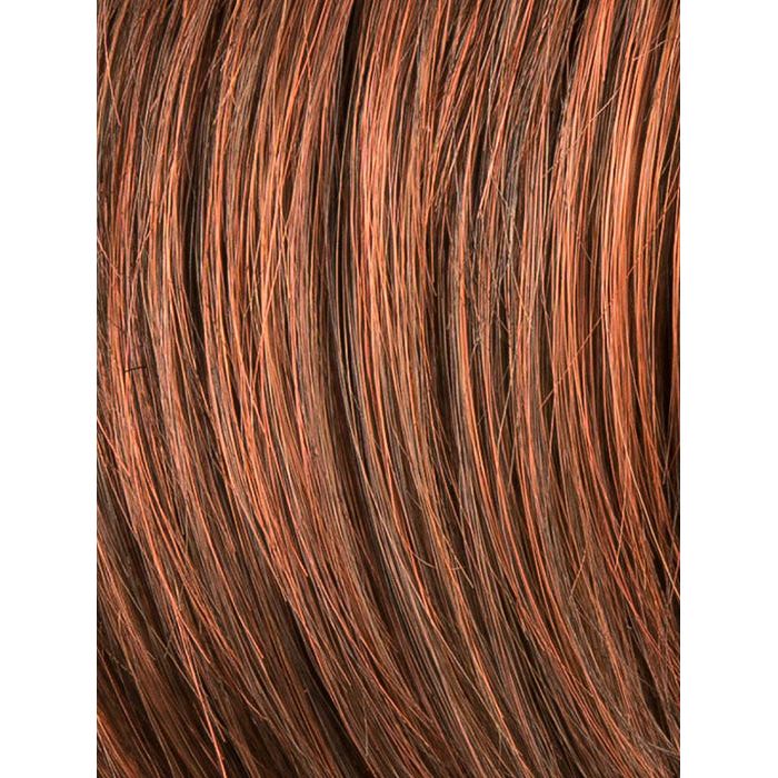 AUBURN ROOTED 33.130.6 | Dark Auburn, Bright Copper Red, and Warm Medium Brown Blend with Dark Roots