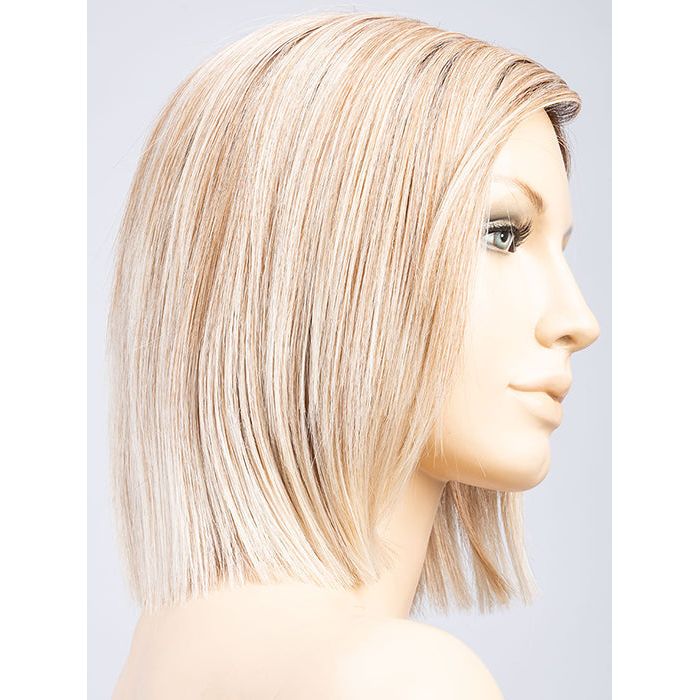 CANDY BLONDE ROOTED 101.27.60 | Pearl Platinum, Dark Strawberry Blonde, and Pearl White Blend with Dark Shaded Roots