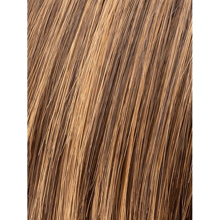 CHOCOLATE ROOTED 830.6 | Medium Brown Blended with Light Auburn, Dark Brown and Dark Strawberry Blonde with Dark Shaded Roots