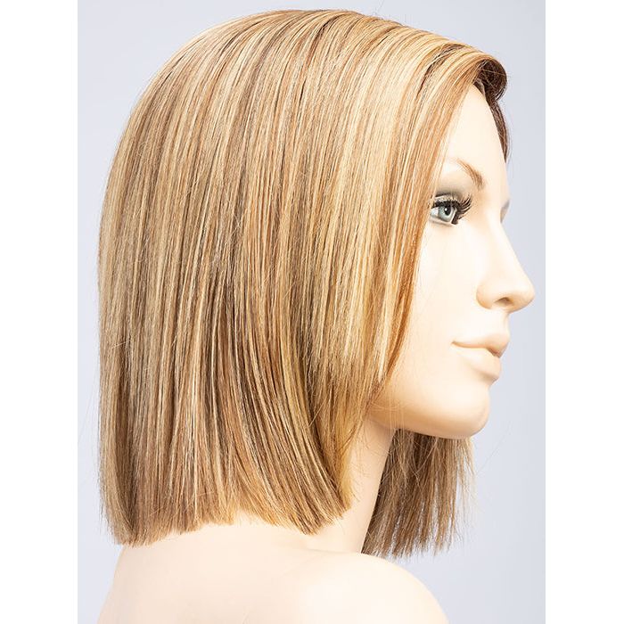 LIGHT BERNSTEIN ROOTED 12.26.27 | Lightest Brown, Light Golden Blonde and Dark Strawberry Blonde Blend with Dark Shaded Roots