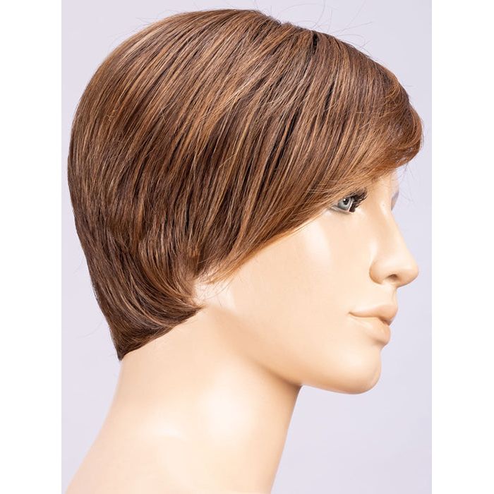 CHOCOLATE ROOTED 830.27.6 | Medium to Dark Brown base with Light Reddish Brown Highlights and Dark Roots