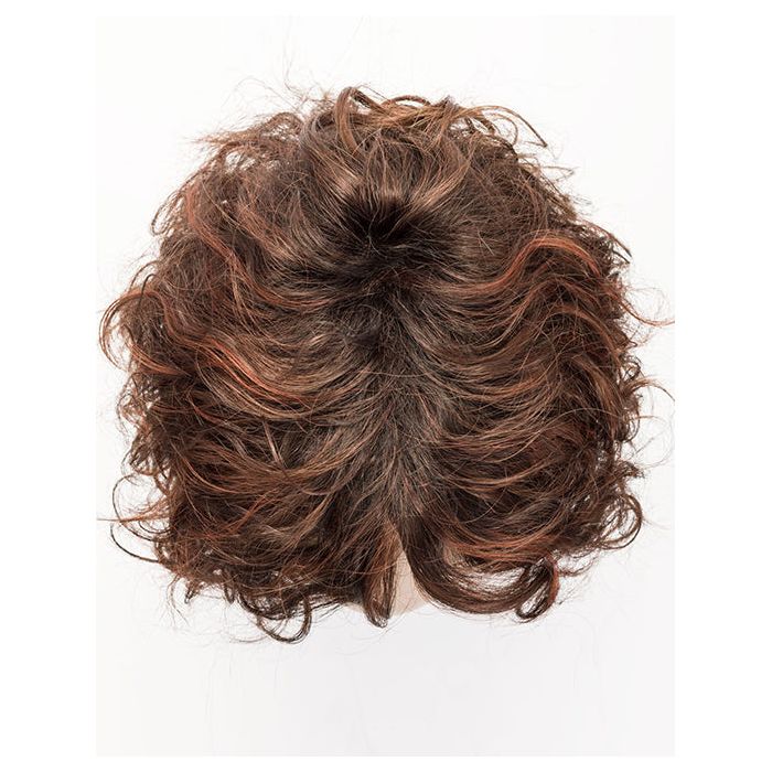 LOOP by ELLEN WILLE in AUBURN ROOTED 33.130.4 | Dark Auburn, Deep Copper Brown, and Darkest Brown blend with Dark Shaded Roots