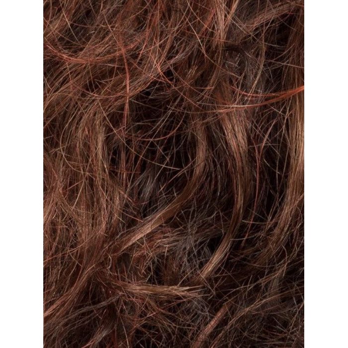 LOOP by ELLEN WILLE in AUBURN ROOTED 33.130.4 | Dark Auburn, Deep Copper Brown, and Darkest Brown blend with Dark Shaded Roots