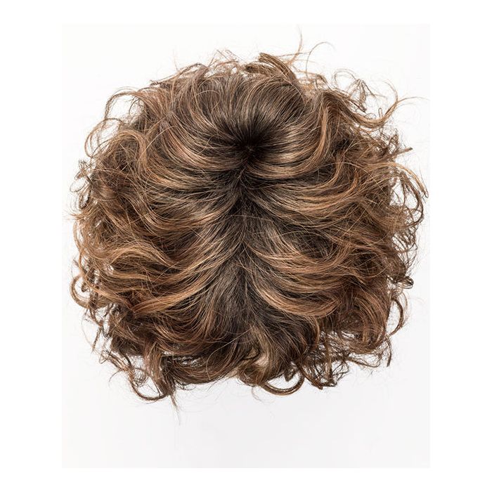 LOOP by ELLEN WILLE in CHOCOLATE ROOTED 4.33.2 | Medium Brown, Light Auburn, and Dark Brown blend with Dark Shaded Roots