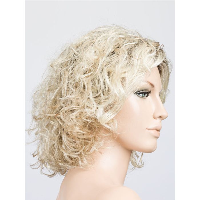LOOP by ELLEN WILLE in PASTEL BLONDE ROOTED 25.23.26 | Lightest Golden Blonde, Lightest Pale Blonde, and Light Golden Blonde blend with Dark Shaded Roots