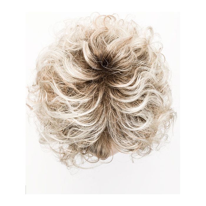 LOOP by ELLEN WILLE in PEARL BLONDE ROOTED 101.23.12 | Pearl Platinum, Lightest Pale Blonde, and Lightest Brown blend with Dark Shaded Roots