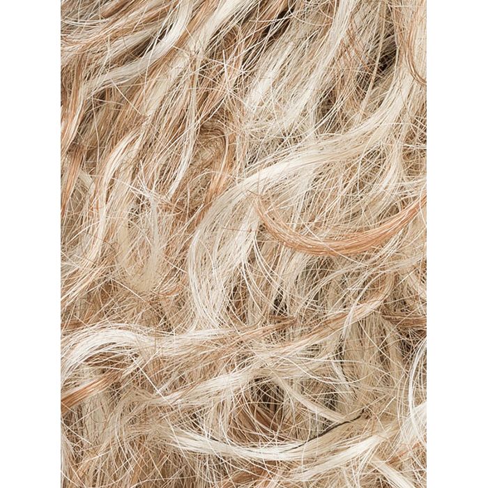 LOOP by ELLEN WILLE in PEARL BLONDE ROOTED 101.23.12 | Pearl Platinum, Lightest Pale Blonde, and Lightest Brown blend with Dark Shaded Roots