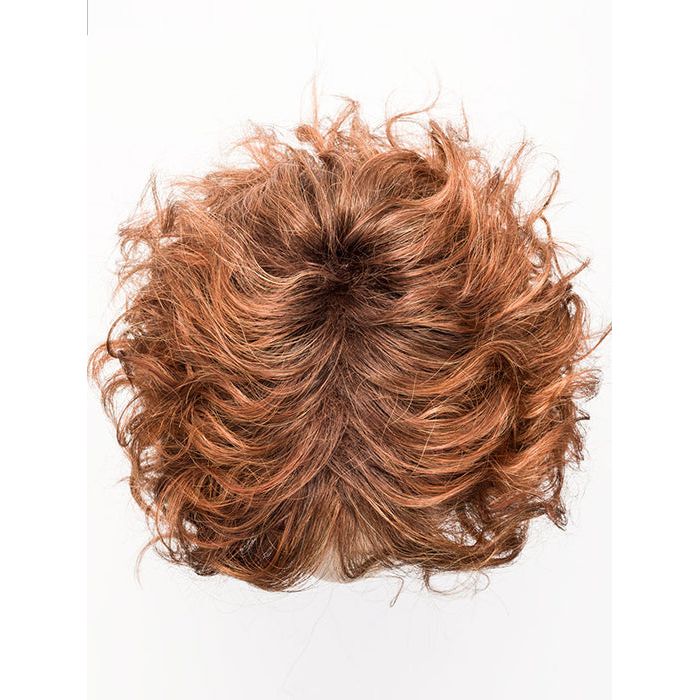 LOOP by ELLEN WILLE in SAFRAN RED ROOTED 29.28.130 | Copper Red, Light Copper Red, and Deep Copper Brown blend with Dark Shaded Roots