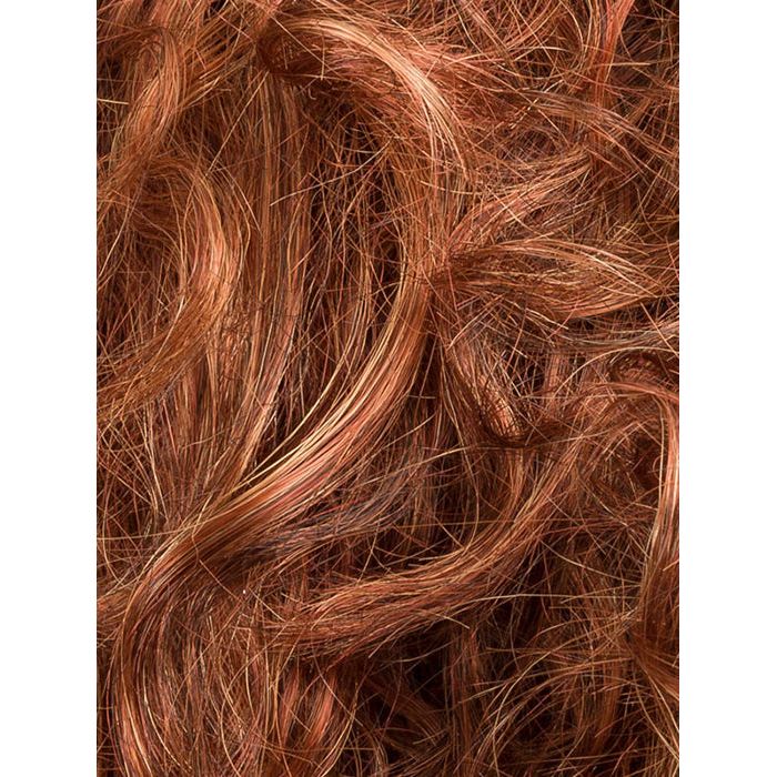 LOOP by ELLEN WILLE in SAFRAN RED ROOTED 29.28.130 | Copper Red, Light Copper Red, and Deep Copper Brown blend with Dark Shaded Roots