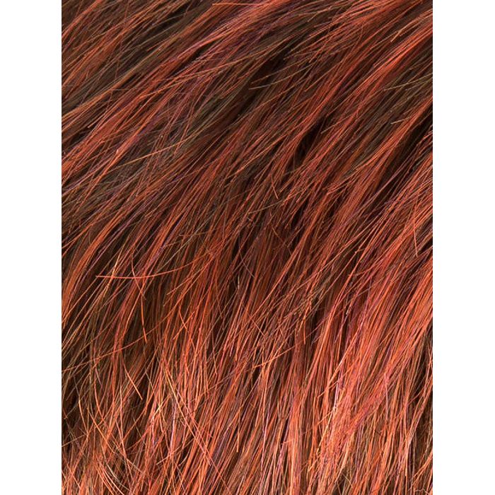 HOT CHILLI ROOTED 132.133.6 | Bright Copper Red and Medium Burgundy Red Blend with Medium to Dark Brown Roots