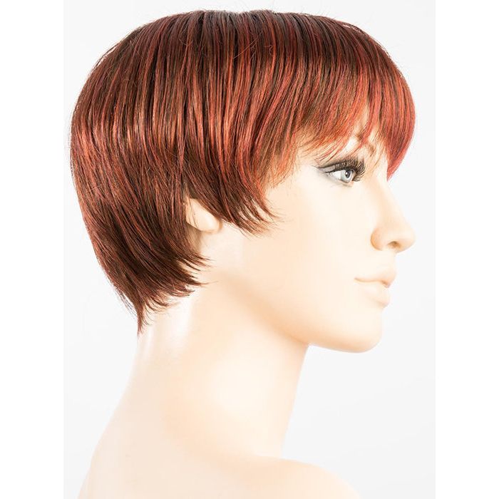 HOT FLAME ROOTED 132.133.6 | Bright Cherry Red and Dark Burgundy Mix with Dark Roots