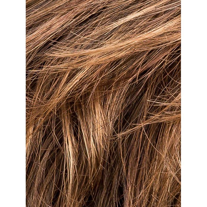CHOCOLATE ROOTED 830.27.6 | Medium to Dark Brown base with Light Reddish Brown Highlights and Dark Roots
