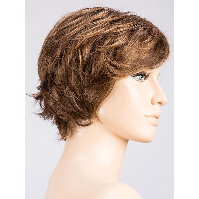 CHOCOLATE ROOTED 830.27.6 | Medium to Dark Brown base with Light Reddish Brown Highlights and Dark Roots