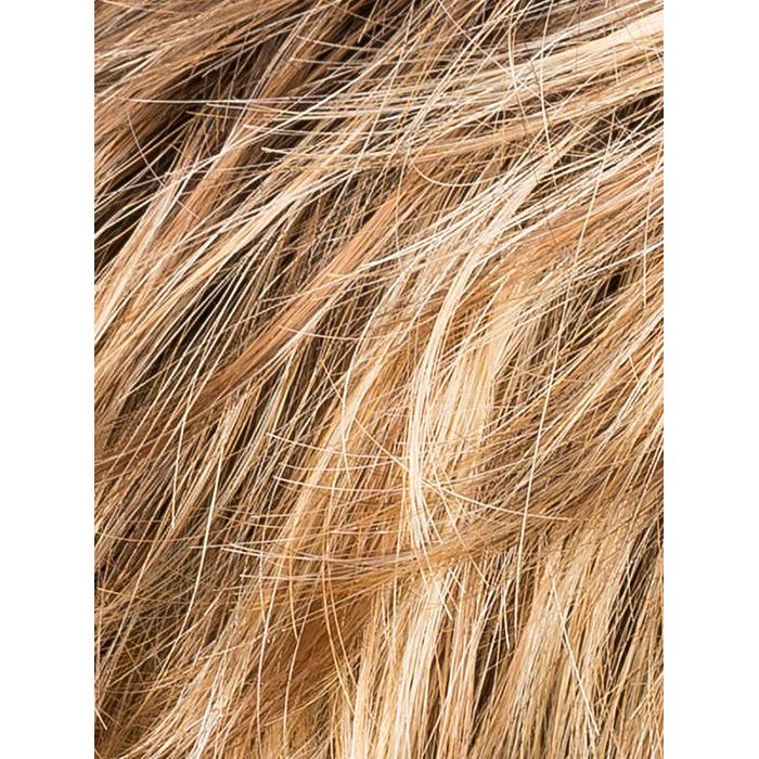 TOBACCO ROOTED 12.26.27.8 | Medium Brown base with Light Golden Blonde Highlights and Light Auburn Lowlights