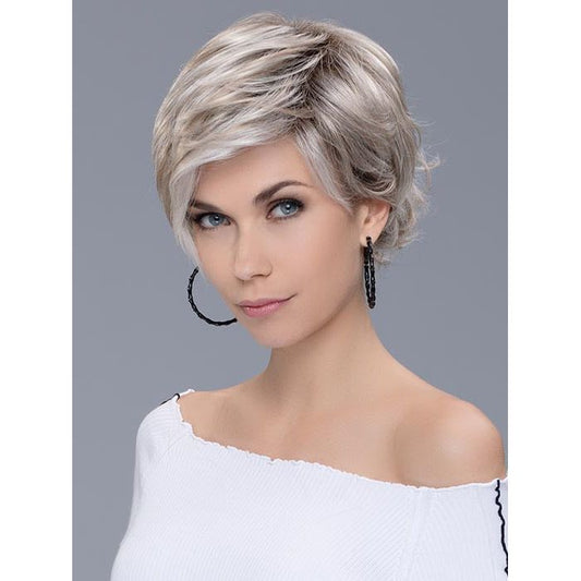 RAISE by ELLEN WILLE in PEARL BLONDE ROOTED 101.24.16 | Pearl Platinum, Dark Ash Blonde, and Medium Honey Blonde Mix
