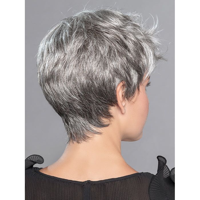 DEBBIE by ELLEN WILLE in SALT PEPPER MIX 39.51.44 | Light Natural Brown with 75% Gray, Medium Brown with 70% Gray, and Pure White Blend