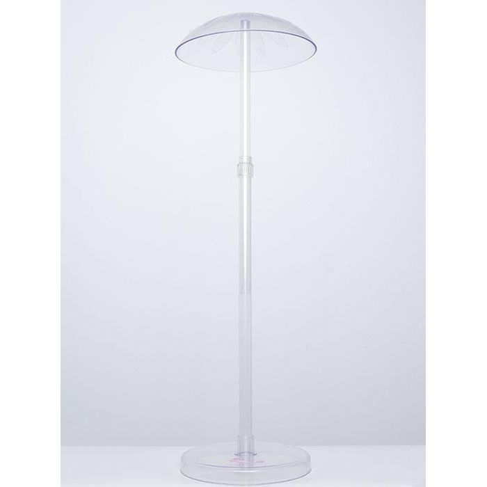 The stand extends from 12.5" to 23.5" for short and long styles