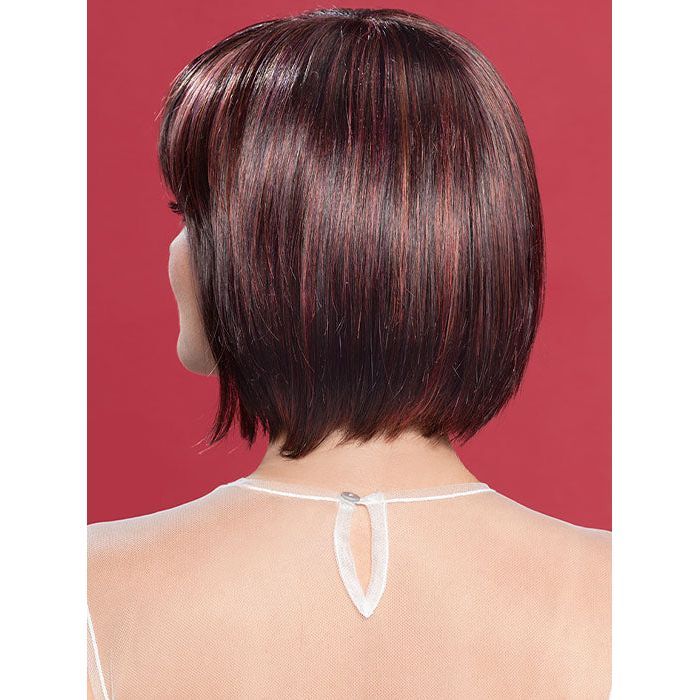CHANGE by ELLEN WILLE in AUBERGINE MIX 131.133.132 | Darkest Brown with hints of Plum at base, Bright Cherry Red and Dark Burgundy Highlights