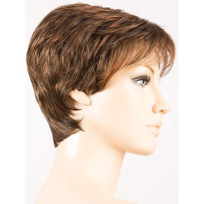 DARK CHOCOLATE ROOTED 6.30.4 | Dark Brown base with Light Reddish Brown Highlights with Dark Roots