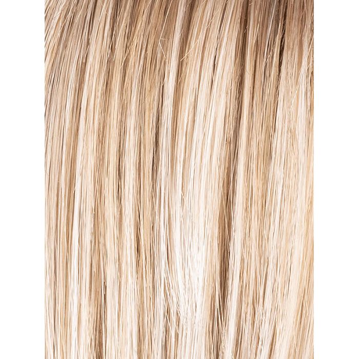 CHAMPAGNE ROOTED 23.24.16 | Light Beige Blonde, Medium Honey Blonde, and Platinum Blonde Blend with Dark Roots