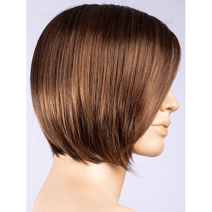 CHOCOLATE ROOTED 830.6 | Medium to Dark Brown base with Light Reddish Brown Highlights and Dark Roots