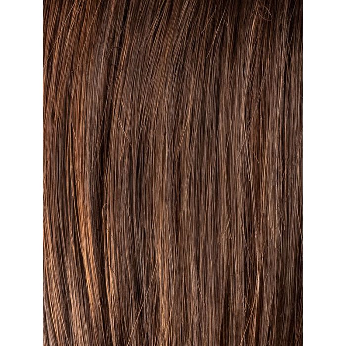 DARK CHOCOLATE ROOTED 6.30.4 | Dark Brown base with Light Reddish Brown Highlights with Dark Roots