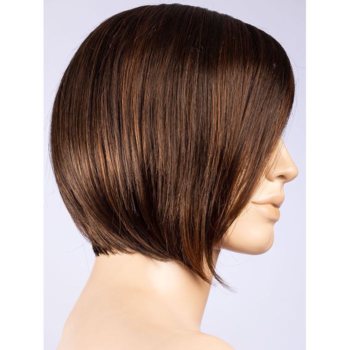 DARK CHOCOLATE ROOTED 6.30.4 | Dark Brown base with Light Reddish Brown Highlights with Dark Roots
