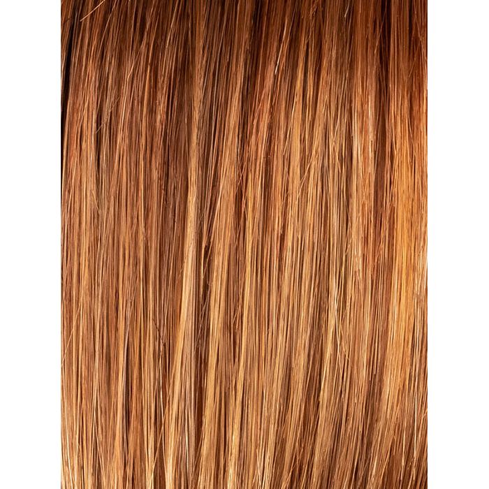 SAFRAN ROOTED 31.30.28 | Light Reddish Auburn, Light Auburn, and Light Copper Red Blend with Dark Roots