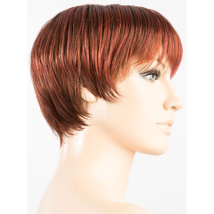 HOT CHILLI ROOTED 132.133.6 | Bright Copper Red and Medium Burgundy Red Blend with Medium to Dark Brown Roots